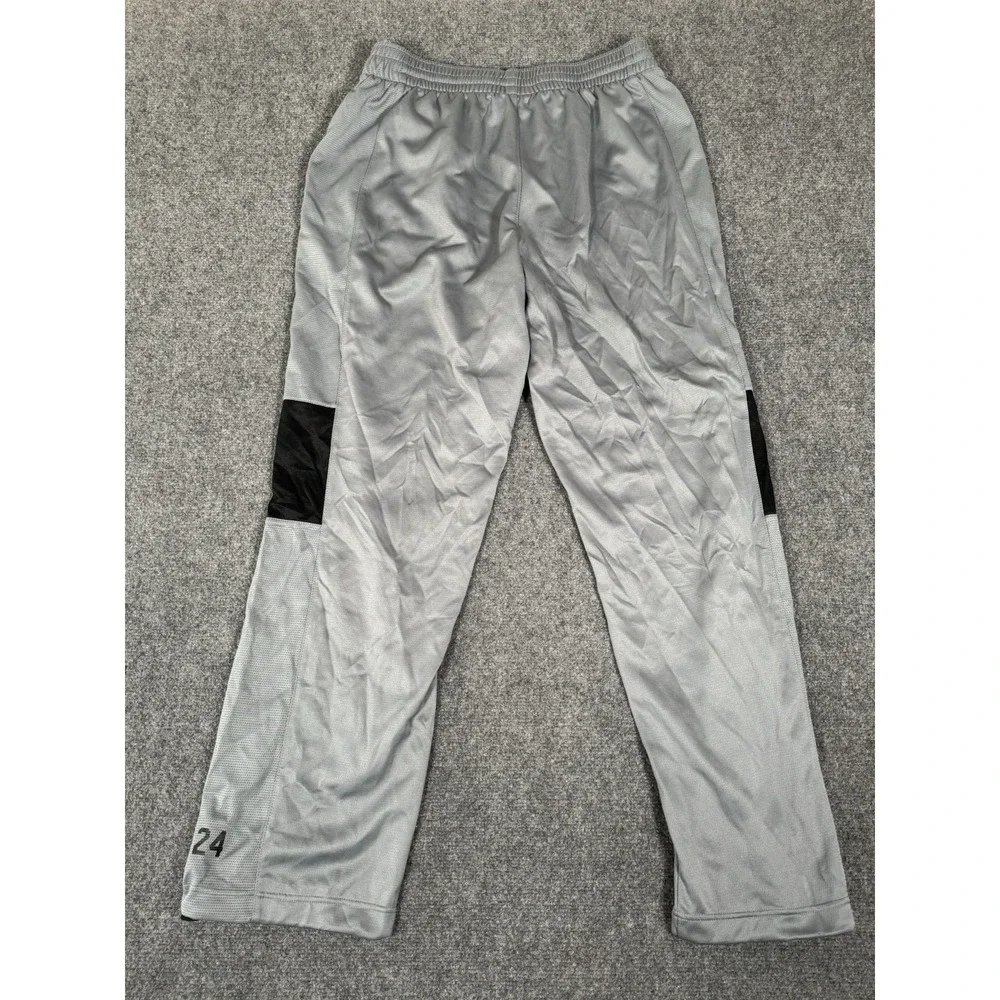 NikePants Mens Medium Gray Dri Fit Basketball Gym Training Sweatpants 30